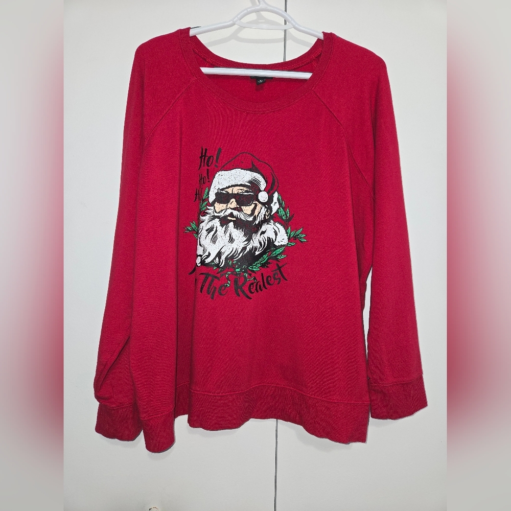 Torrid Women's Red Santa Sweatshirt‎ Size 2X